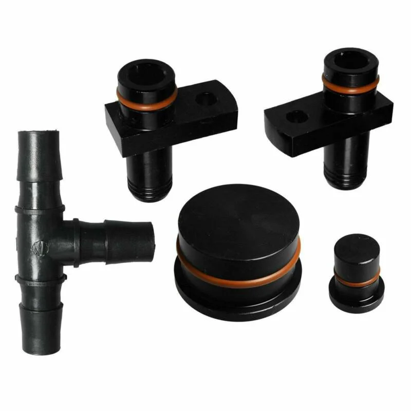 PCV Reroute Kit w 8 ft Hose & Resonator Plug for 04.5-10 GM 6.6L Duramax https://minimaxxtuner.com