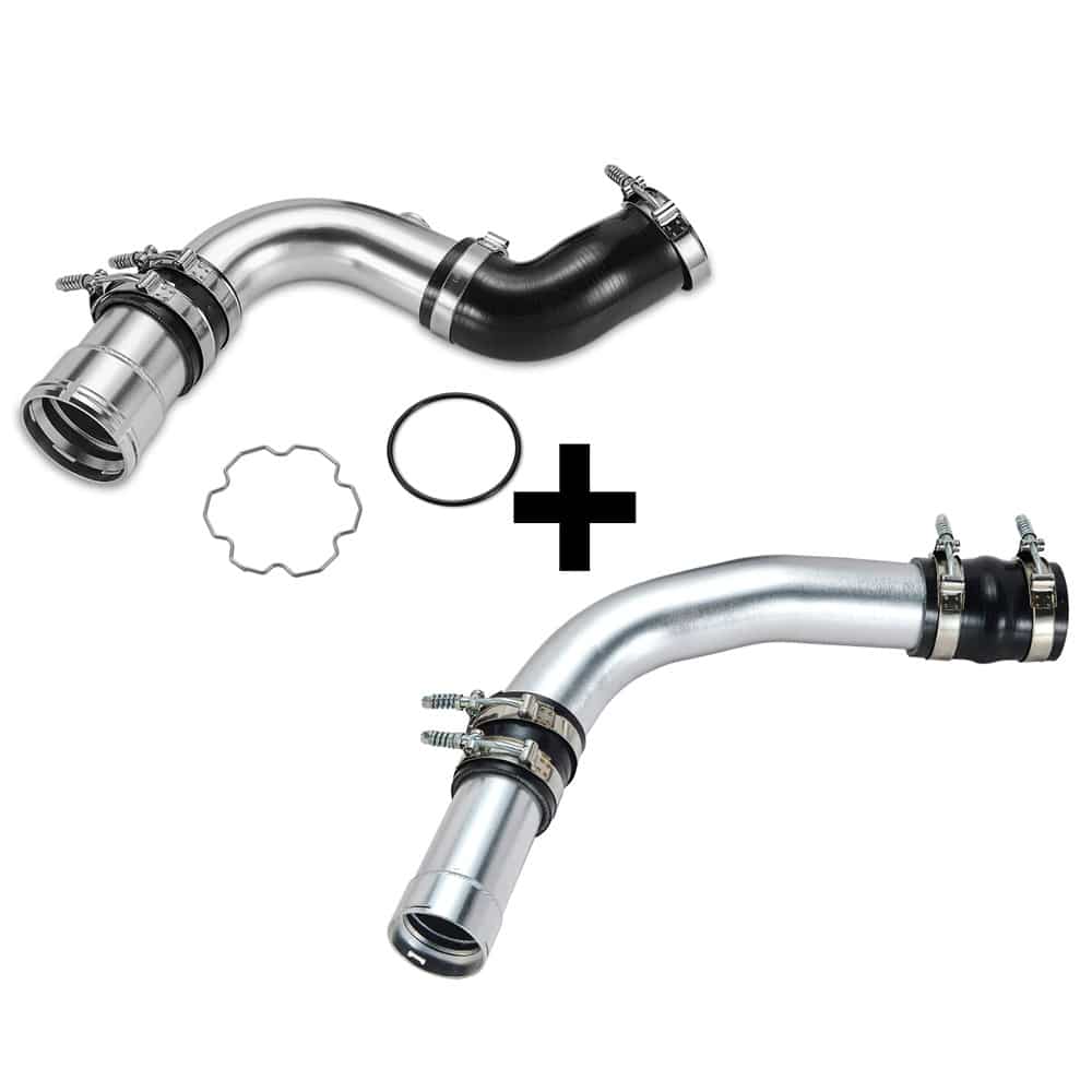 Rudy's Polished Stainless Steel Cold Side Intercooler Pipe For 2008-2010 Ford 6.4L Powerstroke Diesel – DP0101-POL