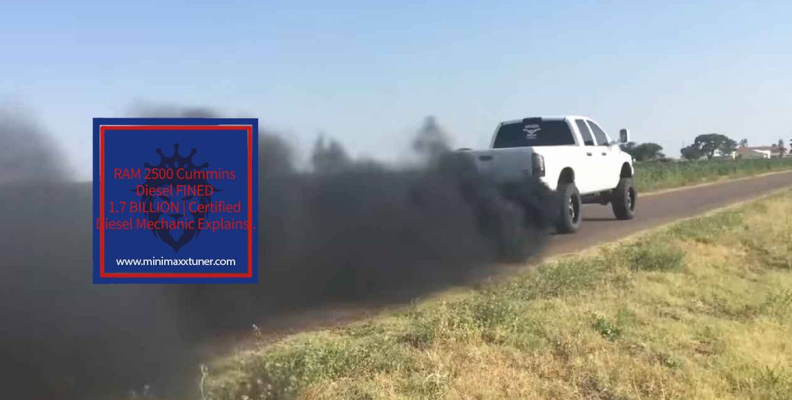 RAM 2500 Cummins Diesel FINED 1.7 BILLION Certified Diesel Mechanic Explains 00-00-04 https://minimaxxtuner.com