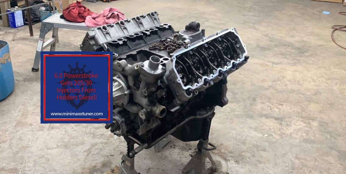 6.0 Powerstroke Gets 205/30 Injectors From Holders Diesel! https://minimaxxtuner.com
