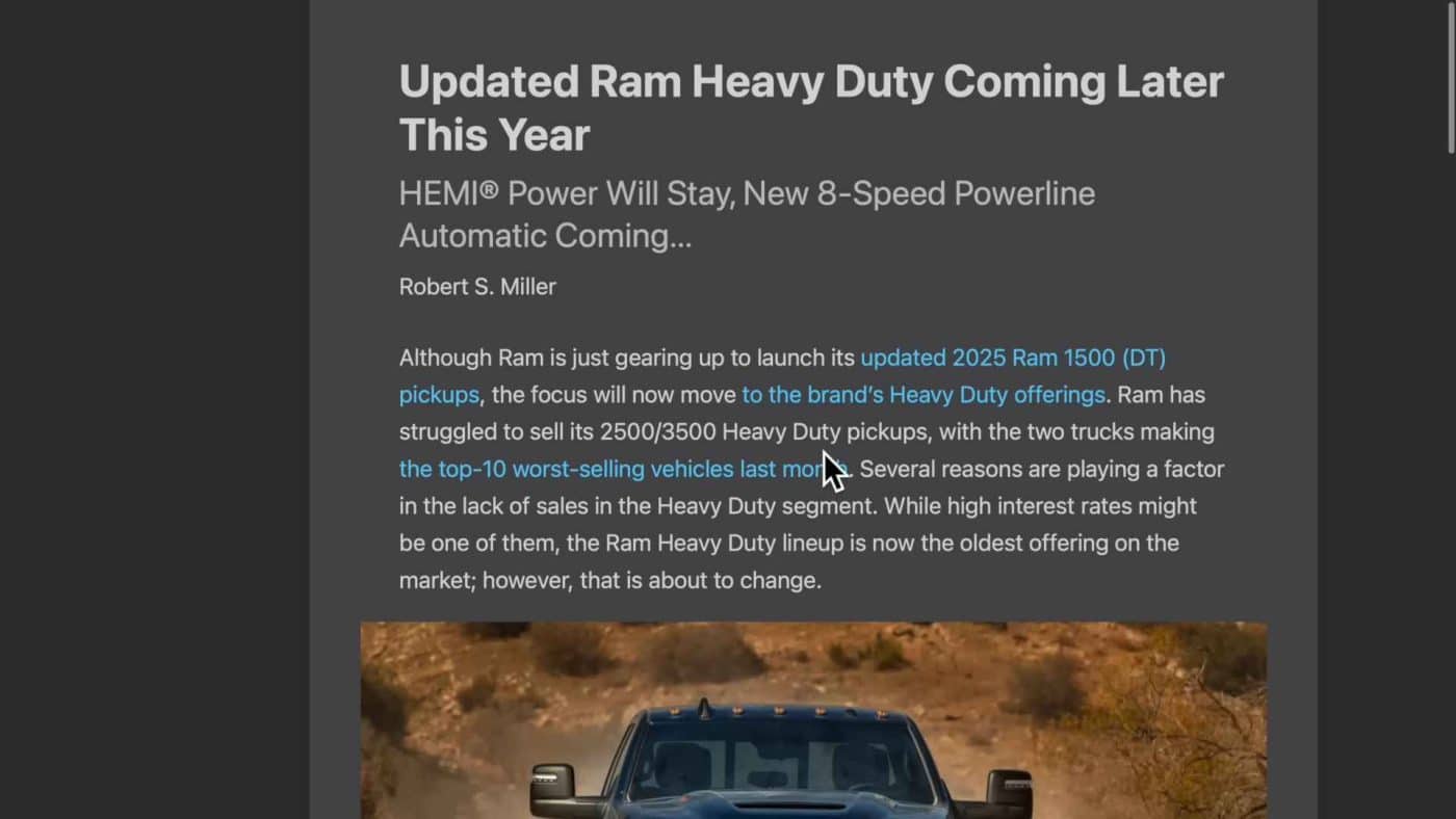 This Is BAD NEWS For The 2025 Redesigned RAM HD's https://minimaxxtuner.com