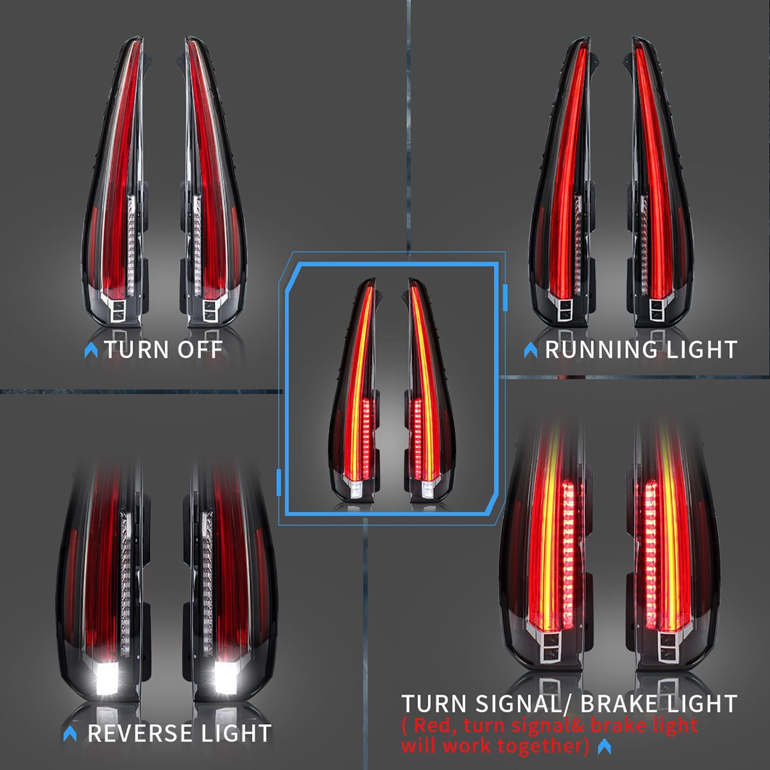 Cadillac EscaladeYAB KLD 0156C taillight 3