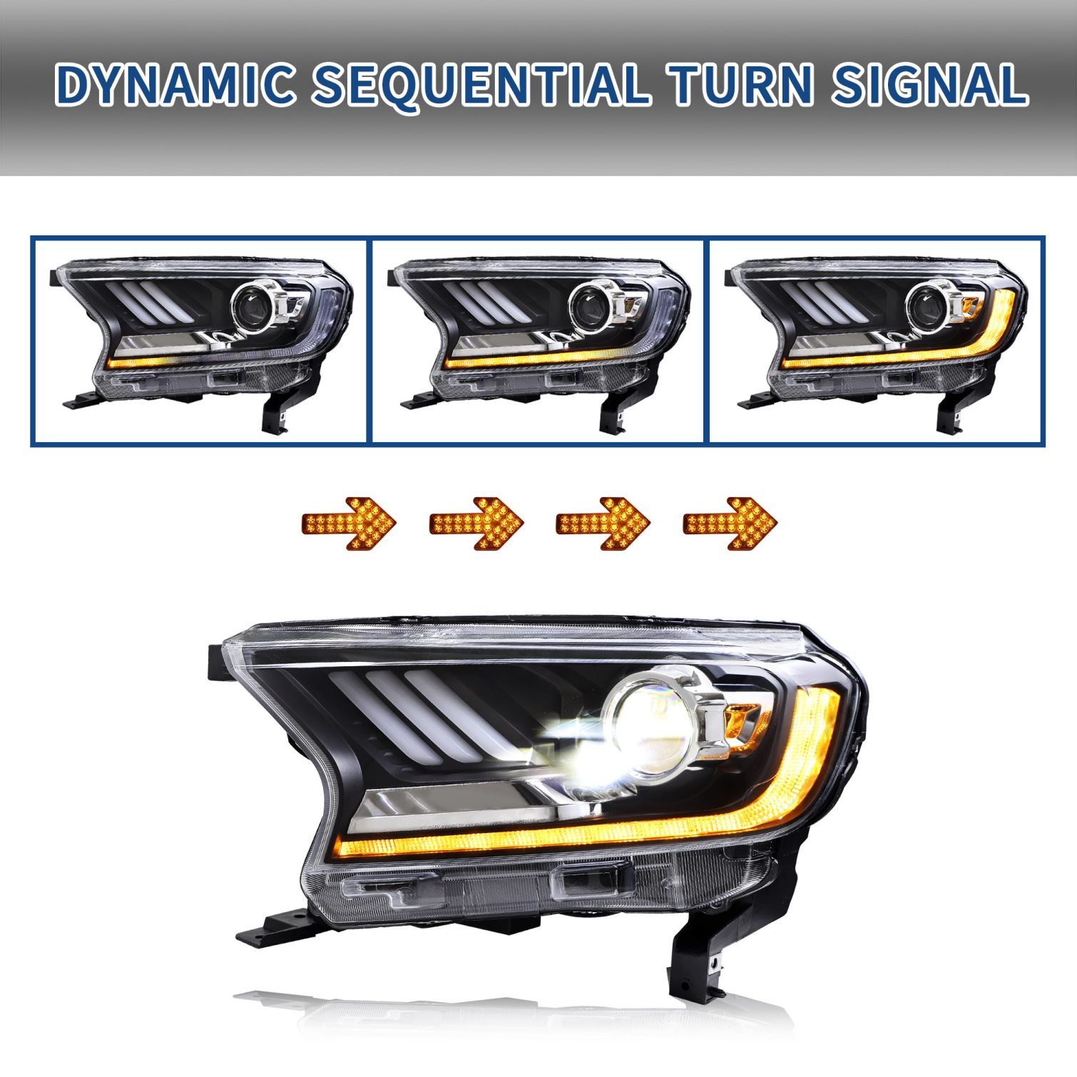 FORD Ranger YAA RG V3T7L headlight 4 1