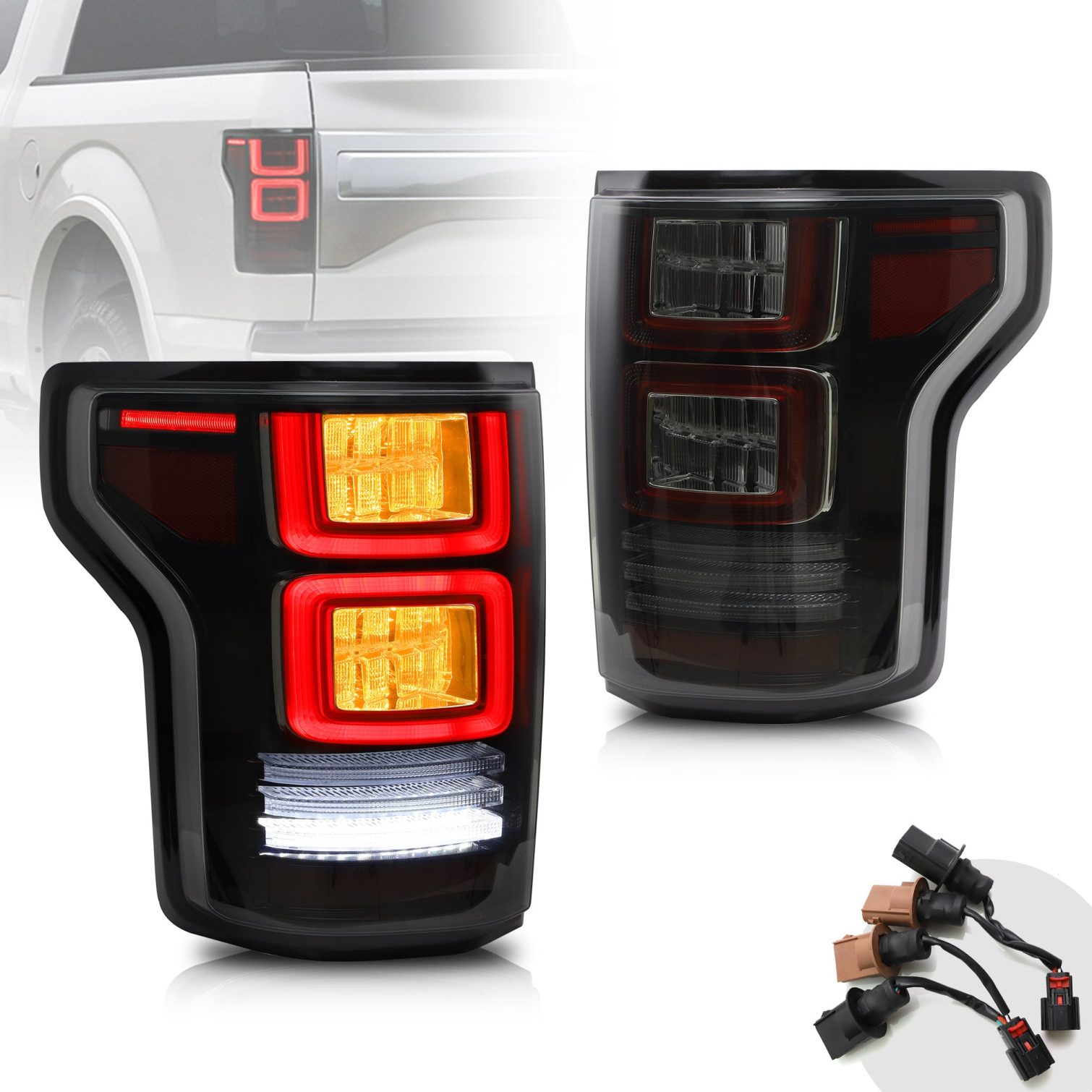 VLAND TAIL LIGHTS FOR FORD F150 YAB F150 0308 S Y 1