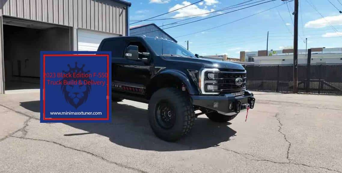 2023 Black Edition F 550 Truck Build Delivery