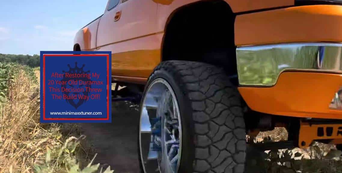 After Restoring My 20 Year Old Duramax This Decision Threw The Build Way Off! https://minimaxxtuner.com