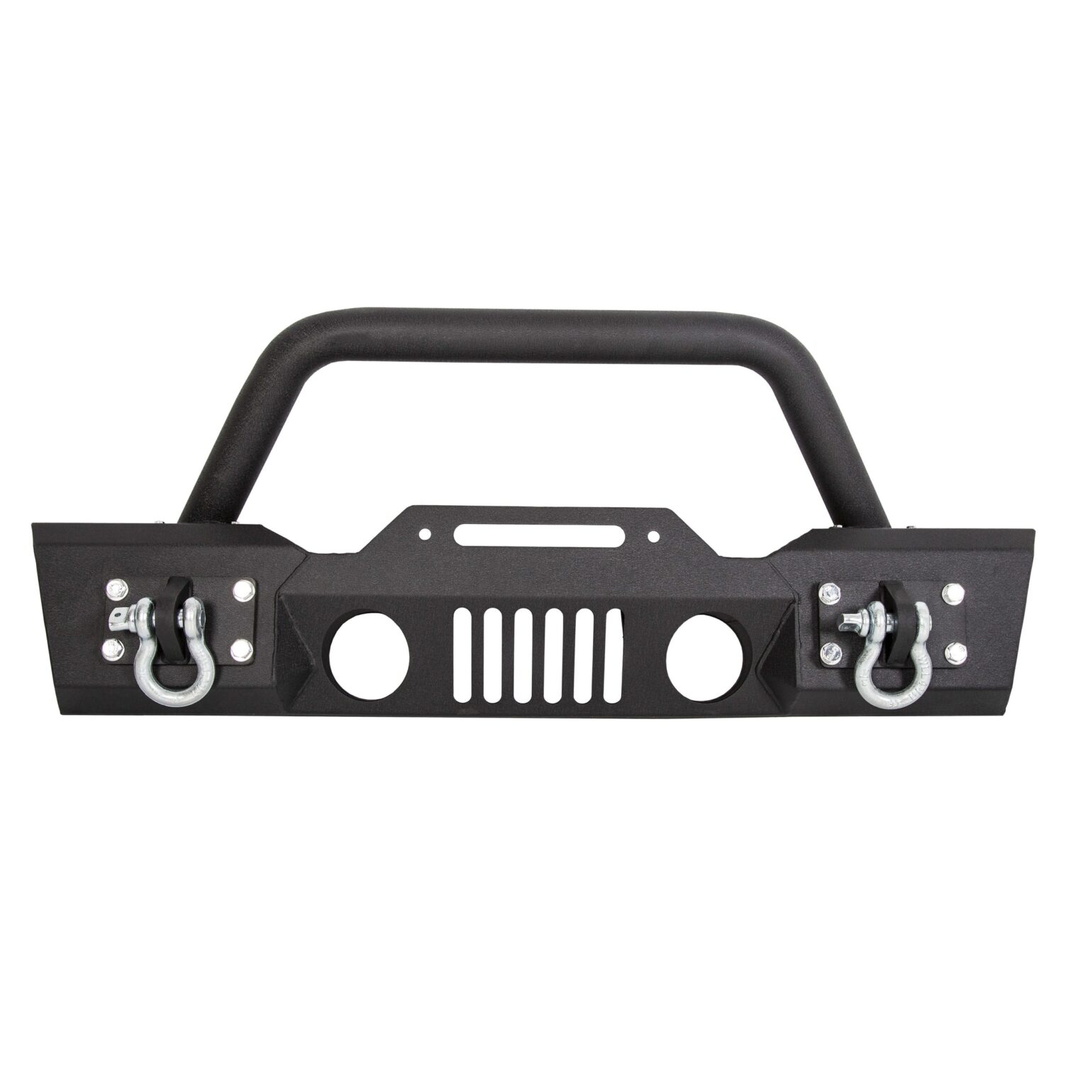 Stubby Front Bumper for 2007-2017 Jeep Wrangler JK Fog Light Housing