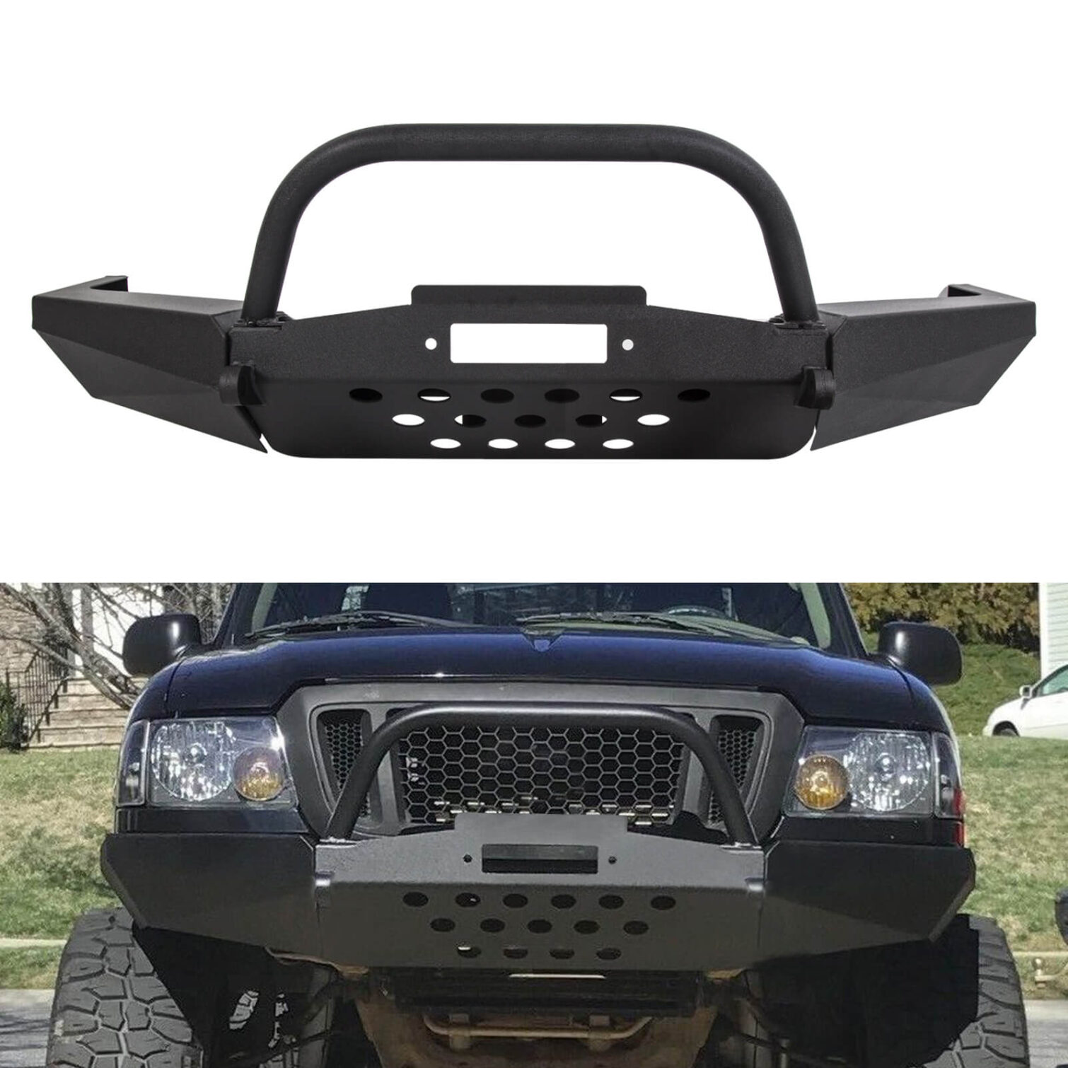 Modular Bull Bar Front Bumper for 1998-2011 Ford Elite Ranger - Image 13