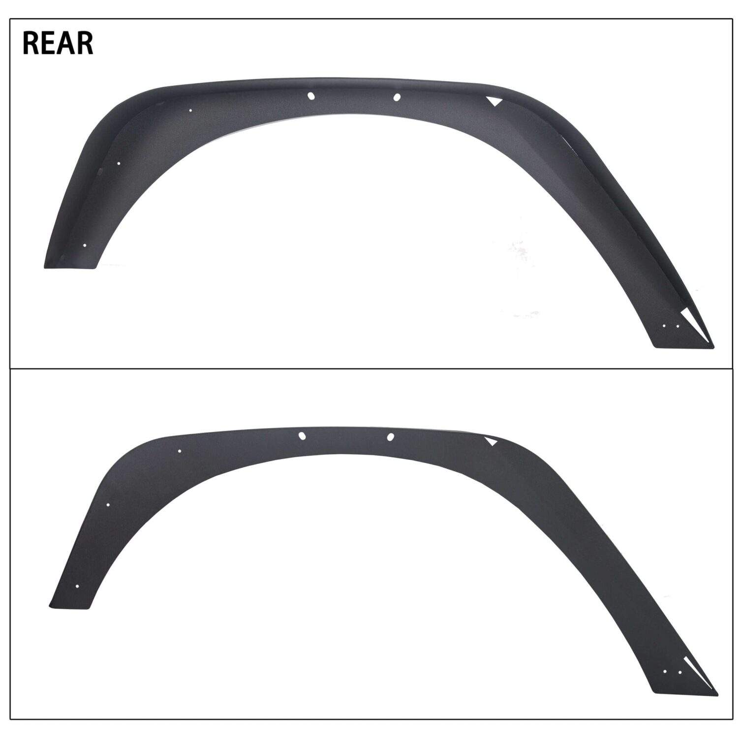 Flat Fender Flares for 2007-2018 Jeep Wrangler JK - Image 5