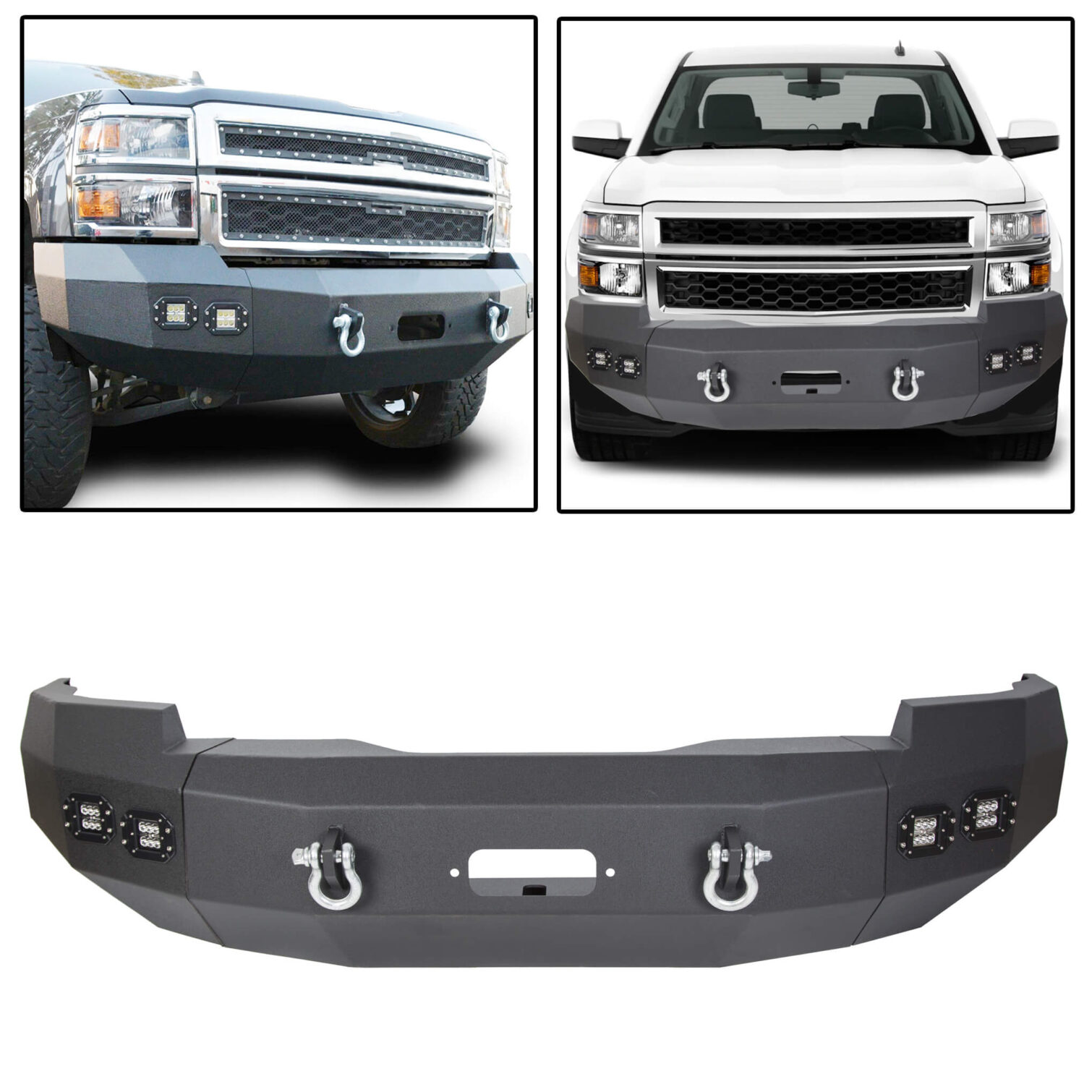 Front Bumper for 2014 2015 Chevy Silverado 1500 Chevrolet - Image 10