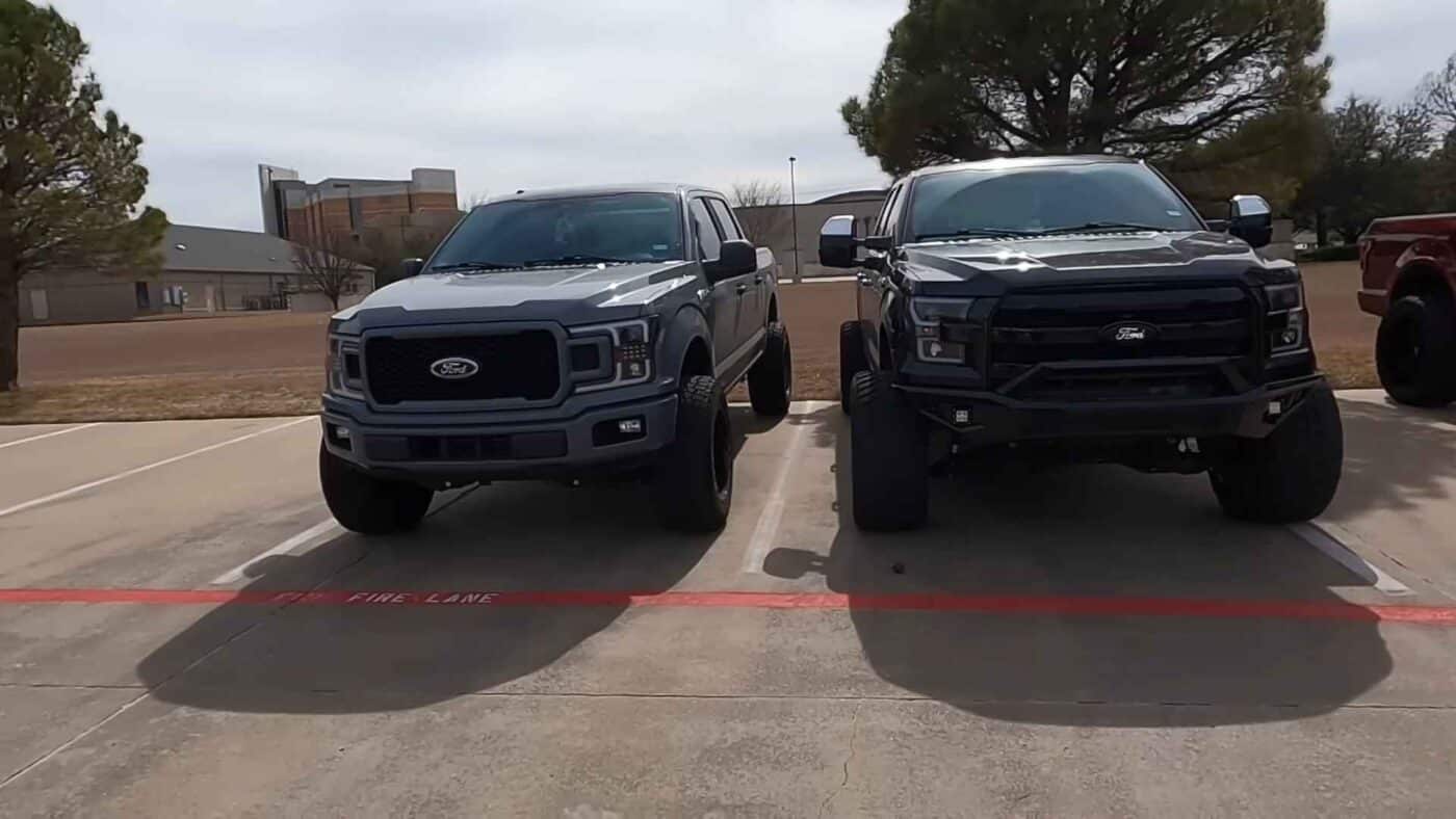 Three 6in Lifted F150s. 24x14, 24x12, and 20x12 Comparison.
https://minimaxxtuner.com