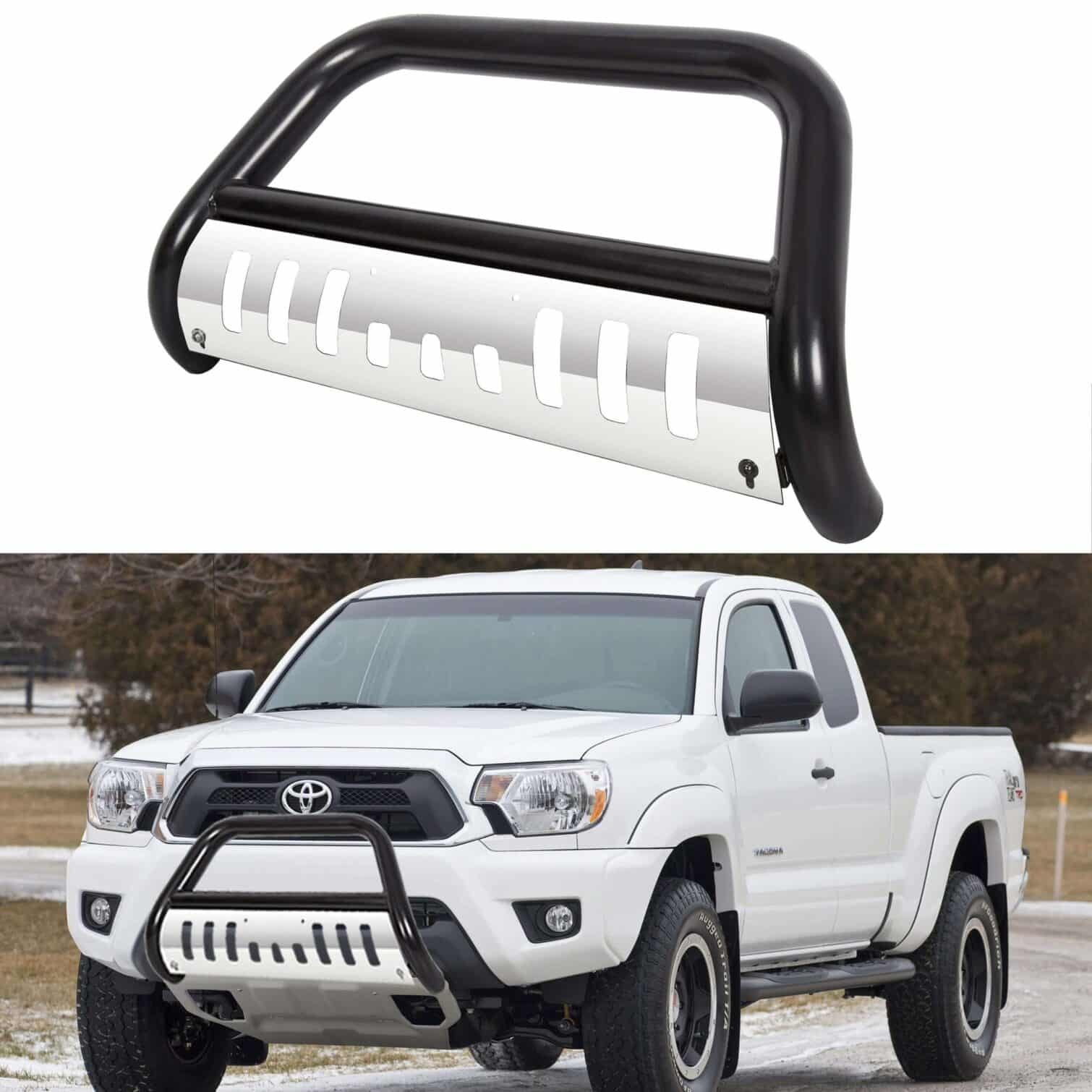 New Front Black Bull Bar for 1998-2004 Toyota Tacoma 1996-1998 4 Runner - Image 6