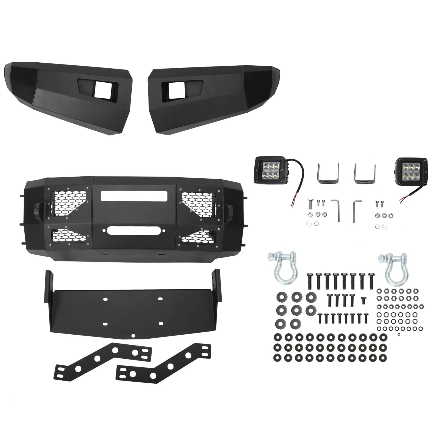 Steel Front Bumper for 2017-2019 Ford F-250 F-350 F-450 - Image 12