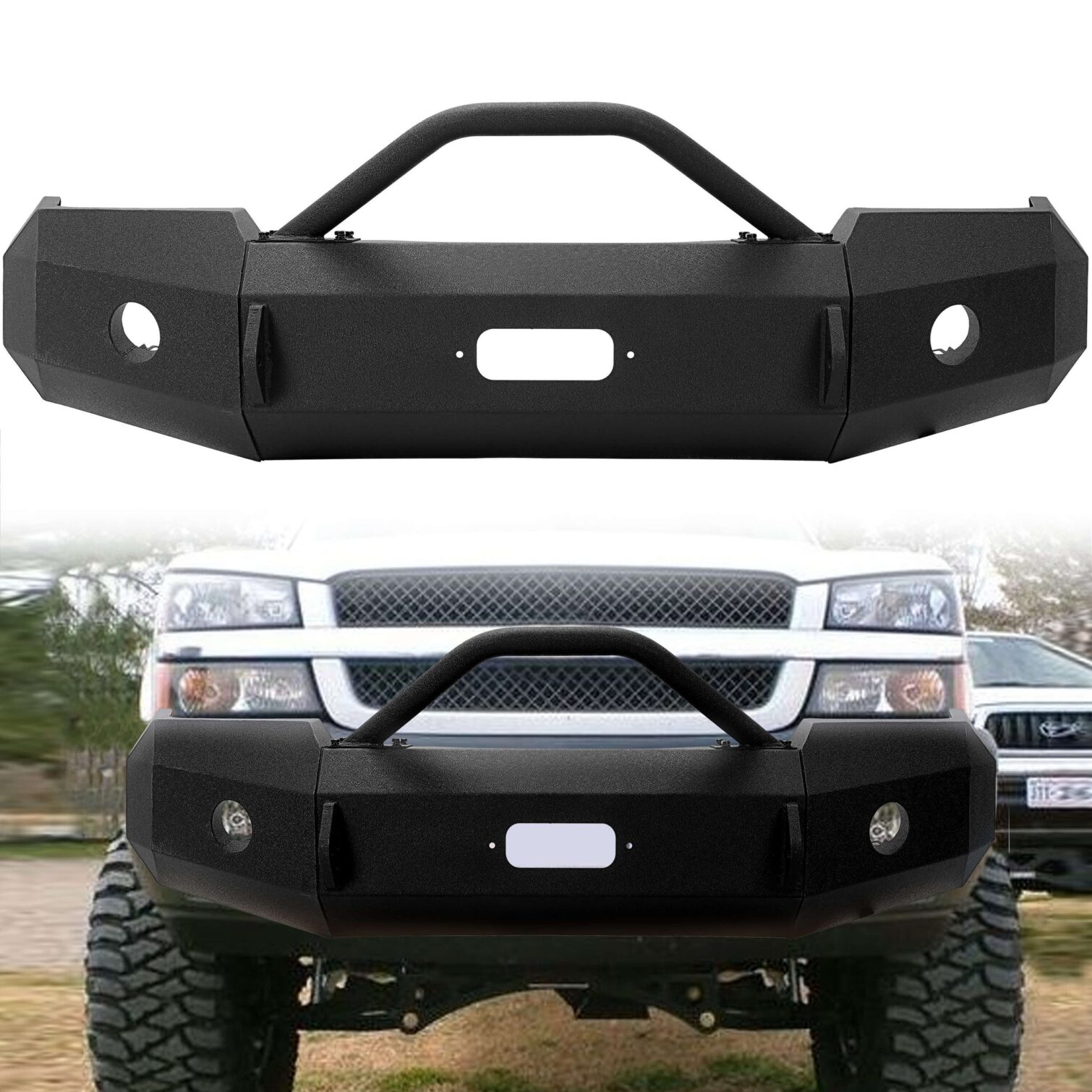 Iron Cross HD Front Bumper for 2003-2006 Chevrolet Silverado 1500 With Push Bar