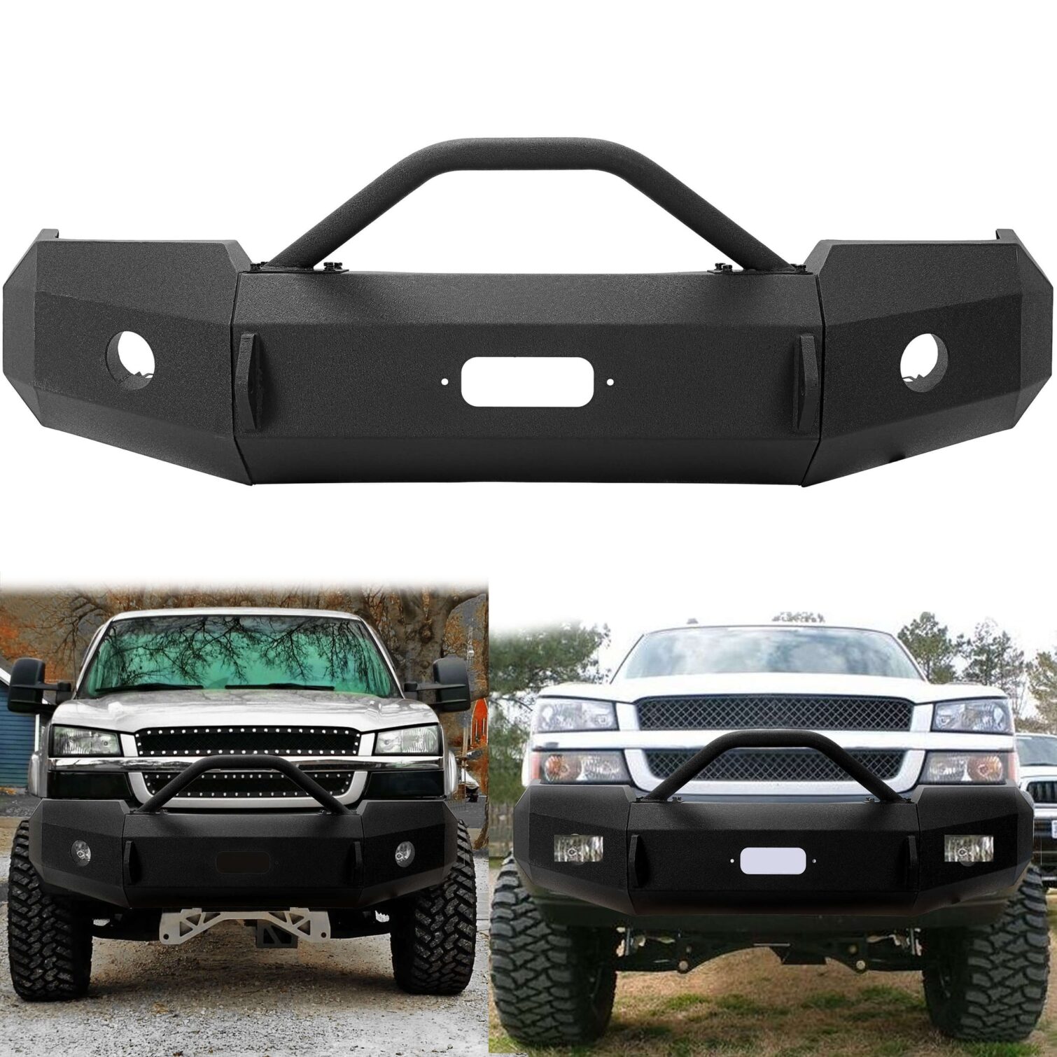 Iron Cross HD Front Bumper for 2003-2006 Chevrolet Silverado 1500 With Push Bar - Image 3