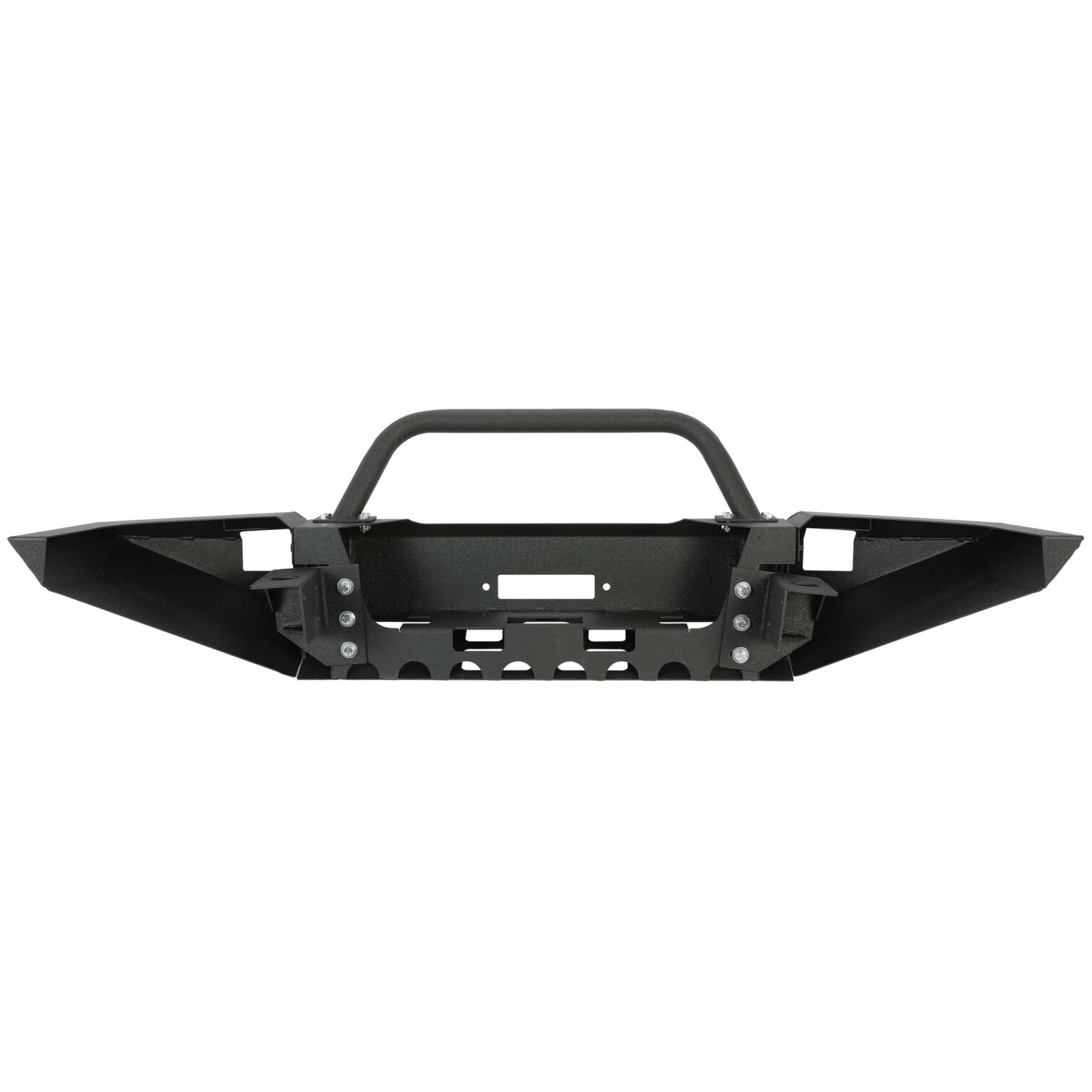 Front Bumper Textured Black Steel W/ Bull Bar For 1997-2004 Dodge Dakota Durango - Image 6