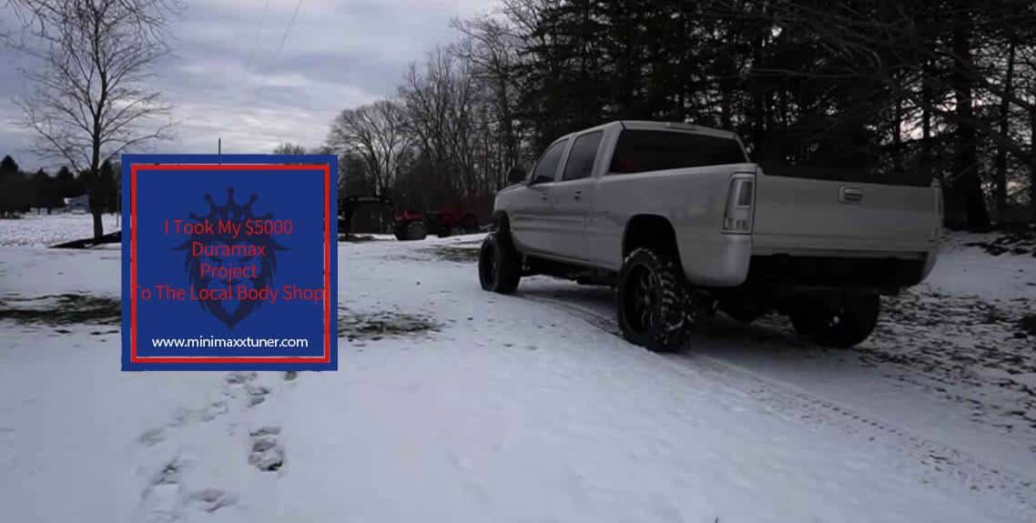I Took My $5000 Duramax Project To The Local Body Shop! https://minimaxxtuner.com