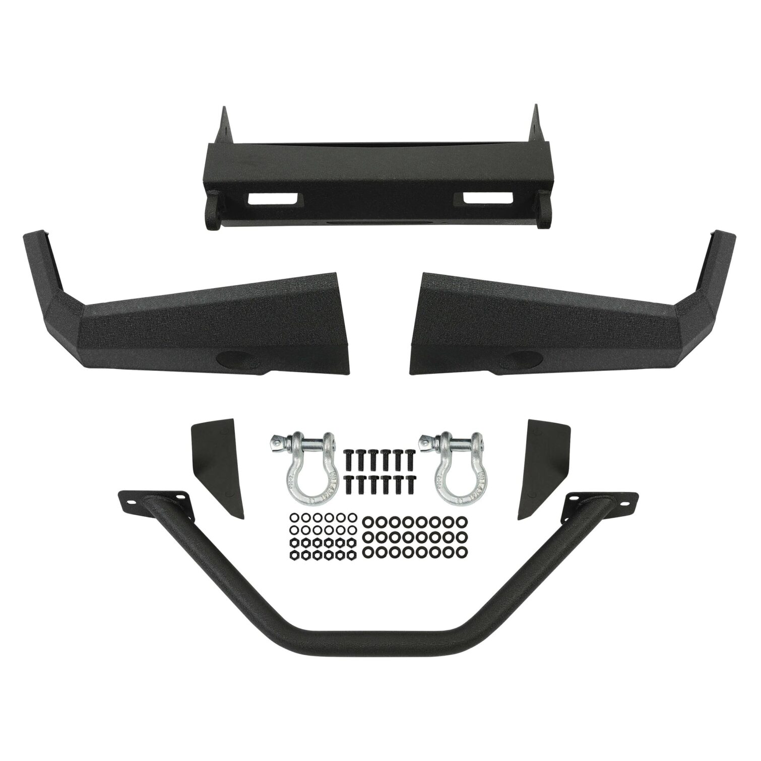 Front Winch Custom Bumper W/ BullBar D-Rings For 1998-2004 Land Rover Discovery II - Image 8