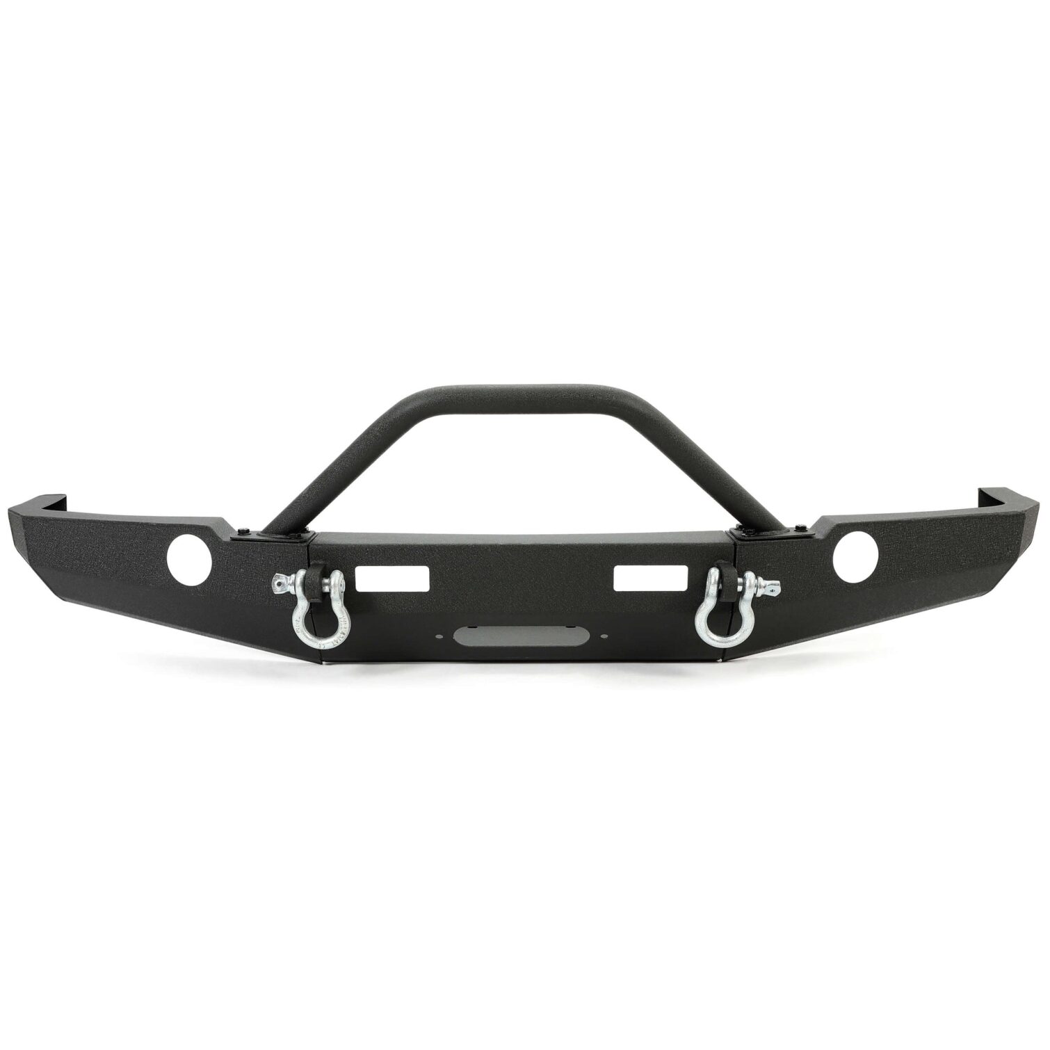 Front Winch Custom Bumper W/ BullBar D-Rings For 1998-2004 Land Rover Discovery II