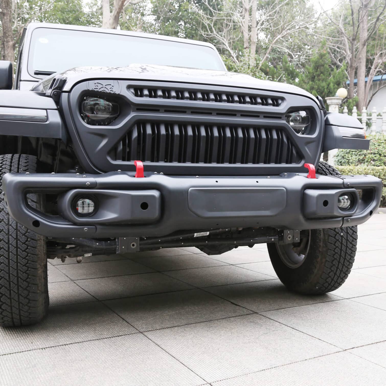 Front bumper for 2007-2018 Jeep JK Wrangler Rubicon 10th Anniversary - Image 3