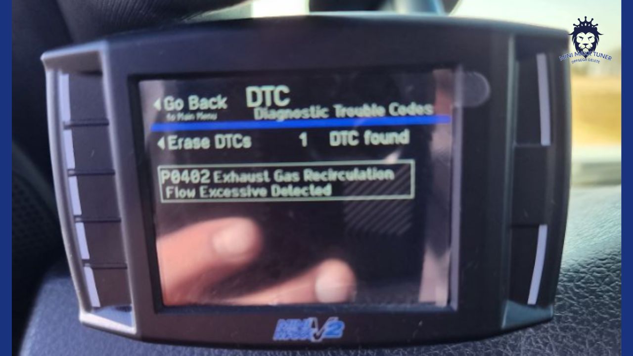 minimaxx error No egr please,Blowing the EGR open. https://minimaxxtuner.com