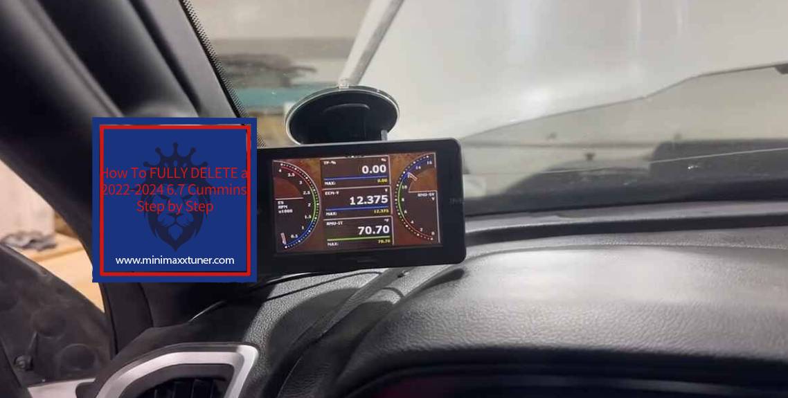 How To FULLY DELETE a 2022-2024 6.7 Cummins Step by Step https://minimaxxtuner.com