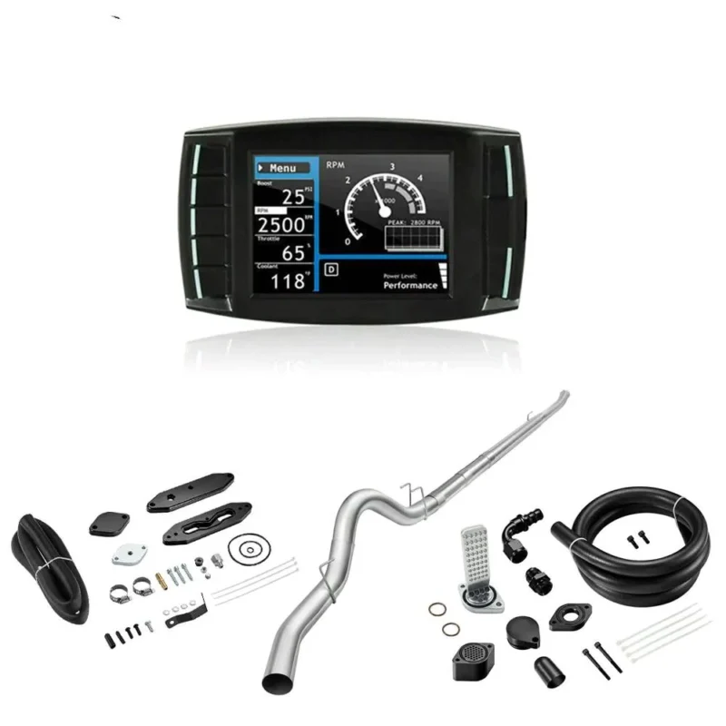 MiniMaxx V1 Tuner &4 Pipe All-In-One Delete Kit 6.7L Powerstroke (2011-2019) https://minimaxxtuner.com